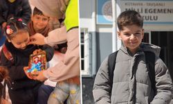 Kütahya’da küçük Hamza’dan Gazzeli çocuklara hediye