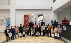 Kütahya’da minikler Müdür Elbir’i ziyaret etti