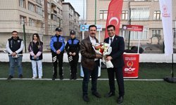 Kütahya’da Polis Haftası turnuvasında gençlerle buluşma