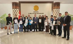 Kütahya’da TÜBİTAK başarısı ödülle taçlandırıldı