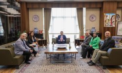 Kütahya Valisi Işın, Türk Hava Kurumu heyetini kabul etti