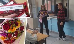Kütahya’da velilerden, öğretmen ve öğrencilere sürpriz