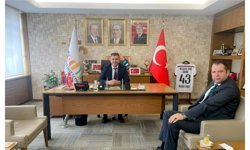 Kütahya’da MTA Bölge Müdür Vekili Özgüç’ten ziyaret