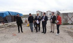 Tavşanlı’da okul inşaatında inceleme yapıldı