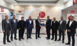 Kütahya MHP İl Başkanlığına hayırlı olsun ziyareti