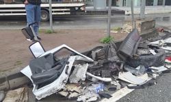 Bursa’da tankere çarpan tırın sürücüsü hayatını kaybetti