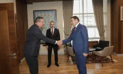 Kütahya Valisi Musa Işın SGK heyetini makamında kabul etti