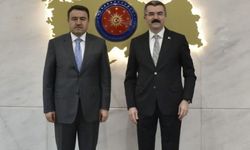 Kütahya Valisi Işın'dan MGK genel sekreteri Memiş’e ziyaret