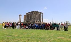 Kütahya YURTLİG sporcuları Aizanoi Antik Kenti’nde
