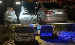 Kütahya'da aksiyonlu gece, 2 şüpheli yakalandı