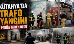 Kütahya’da itfaiye ekiplerinden trafo yangına hızlı müdahale