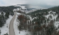 Kütahya’da kar, yüksek kesimleri beyaza bürüdü