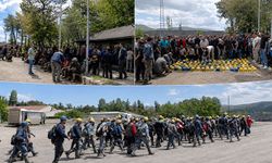 Kütahya'da maden işçilerinden "düzensiz maaş" eylemi