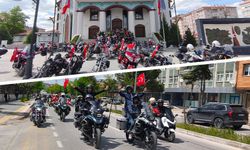 Kütahya’da motosiklet tutkunları 19 Mayıs kortejinde buluştu