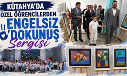 Kütahya’da özel öğrenciler resim yeteneklerini sergiledi