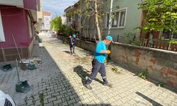 Kütahya’da temizlik ekiplerinin temizlik çalışmaları sürüyor