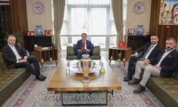 Kütahyaspor yönetiminden Vali Musa Işın’a ziyaret