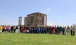 Yurtlig sporcuları Aizanoi’ni ziyaret etti