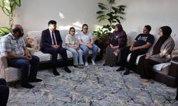 Kütahya'da Başkan Kahveci'den şehit ailesine taziye ziyareti