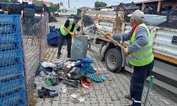 Kütahya Sebze ve Meyve Hali'nde haftalık temizlik çalışması