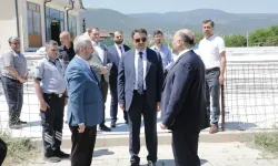 Kütahya Valisi Işın, Dini İhtisas Merkezi Camii inşaatını inceledi