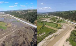 Kütahya’da Gediz Çayı’nda 16 bin metrelik temizlik