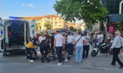 Kütahya’da motosiklet ve elektrikli bisiklet çarpıştı