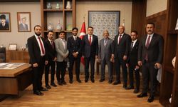 Kütahya'da Yemen Heyeti Valilik makamına kabul edildi