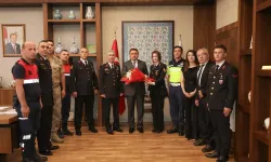Musa Işın, jandarma personelini makamında ağırladı