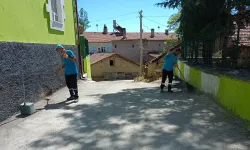 Kütahya İnköy mahallesinde temizlik çalışması