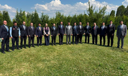 Kütahya Valisi Işın veda eden isimleri ağırladı