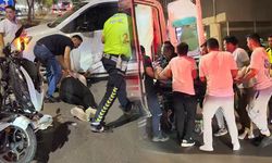 Kütahya’da motosiklet hafif ticari araçla çarpıştı, sürücü yaralı
