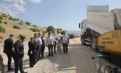 Kütahya'da üç köyü birleştirecek yol yerinde incelendi