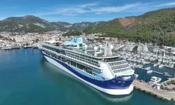 Muğla'da "Aidablu" kruvaziyeri Bodrum'a 2 bin 349 turist getirdi