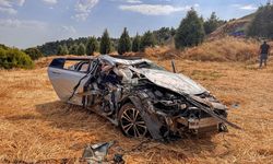 Uşak'ta otomobil takla attı: Sürücü hayatını kaybetti