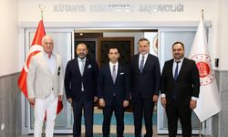 Kütahya OSB Yönetimi'nden Başsavcı Kılıç ve MHP İl Başkanı Türker'e ziyaret