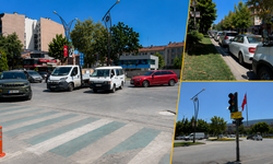 Kütahya’da asfalt çalışması trafiği durma noktasına getirdi
