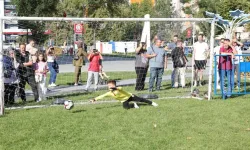 Kütahya’da gençler penaltı hünerlerini sergiledi
