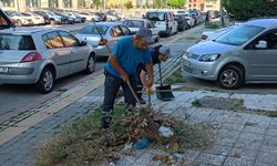 Kütahya’da kaldırımlar temizleniyor