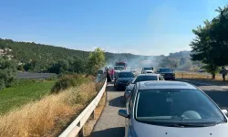 Kütahya’da ot yangını büyümeden söndürüldü