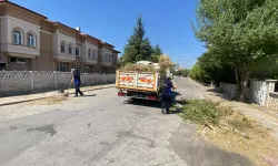 Kütahya’da temizlik ekiplerinden ot temizliği