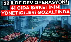 Gıda tedarikçilerine 22 ilde operasyon: 41 gözaltı kararı