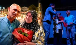 Kütahya’da konserde karısından özür diledi