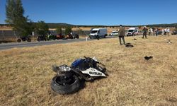 Kütahya'da otomobile çarpan motosikletli hayatını kaybetti