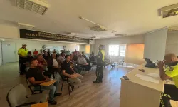 Kütahya’da polis ekiplerinden, servis şoförlerine eğitim