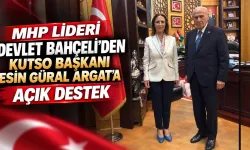 MHP lideri Bahçeli, KUTSO Başkanı Güral Argat’a desteğini açıkladı