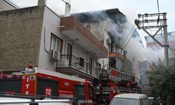 Manisa’da evde yangın çıktı