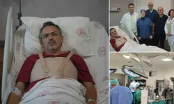 Samsun'da ALS hastasının iki kalp kapağı, mekanik protezlerle değiştirildi