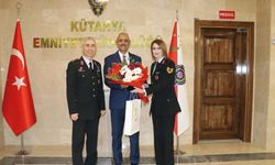 Kütahya Emniyet Müdürü Tandoğan’a hayırlı olsun ziyaretleri