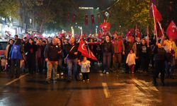 Kütahya’da 29 Ekim coşkusu fener alayıyla yaşandı